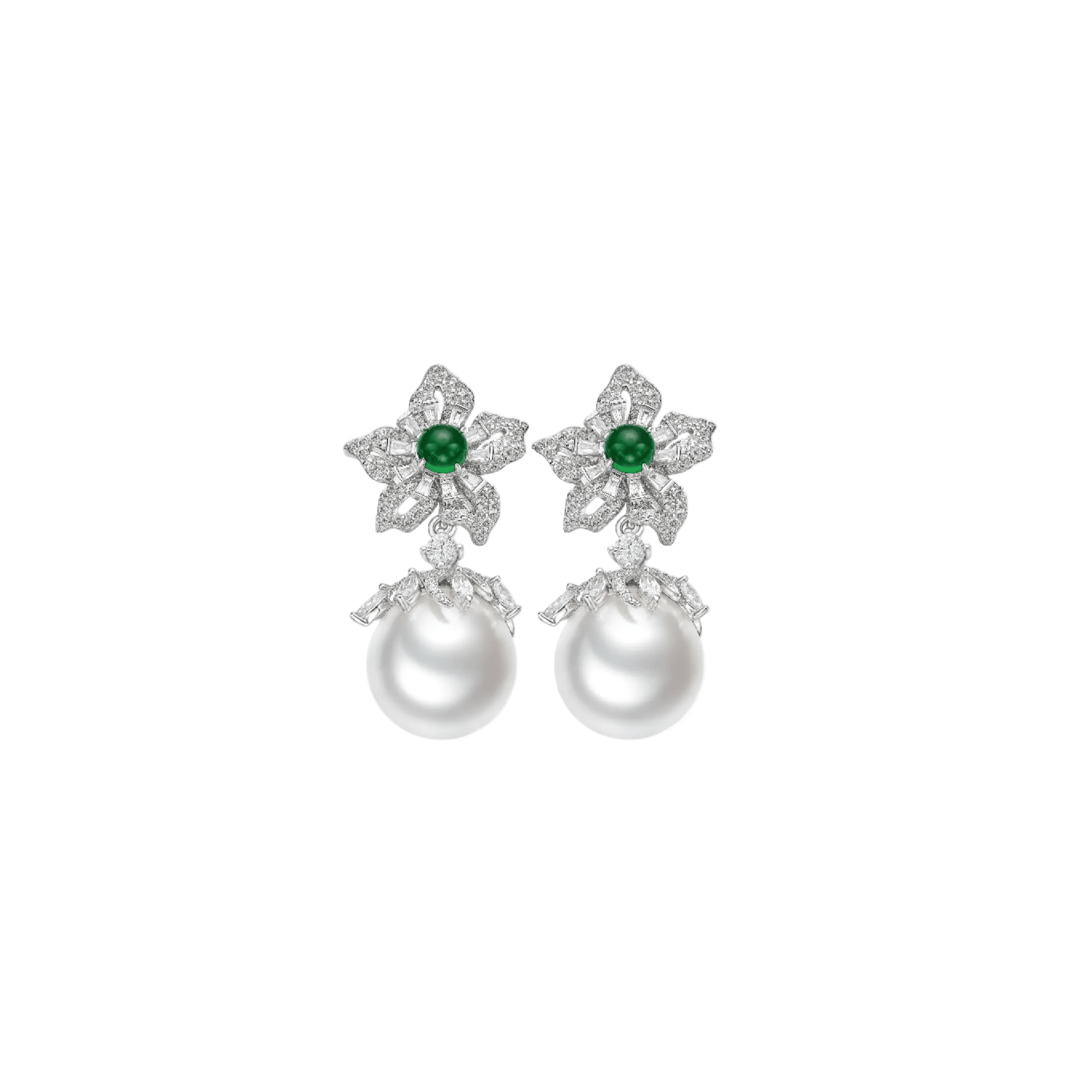 Radiant Pearl Dangle Earrings - Gem Vivi