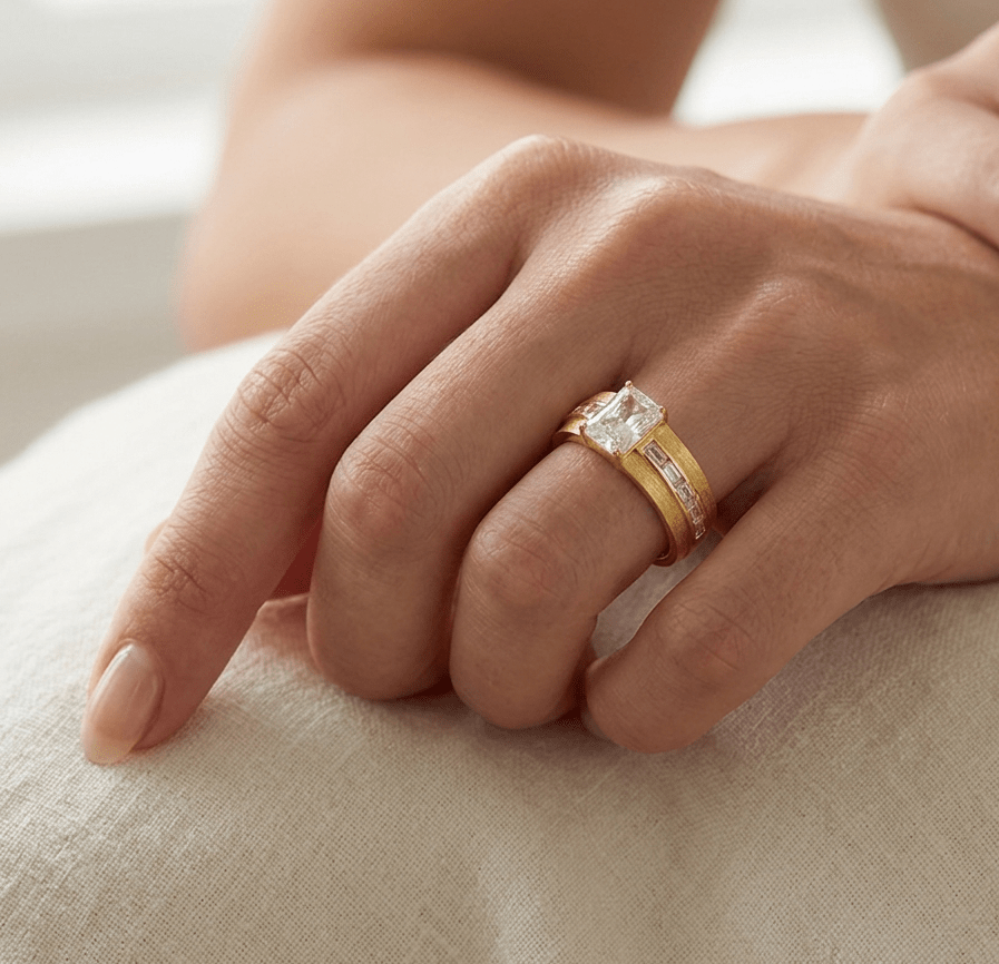 Regal Solitaire Ring - Gem Vivi