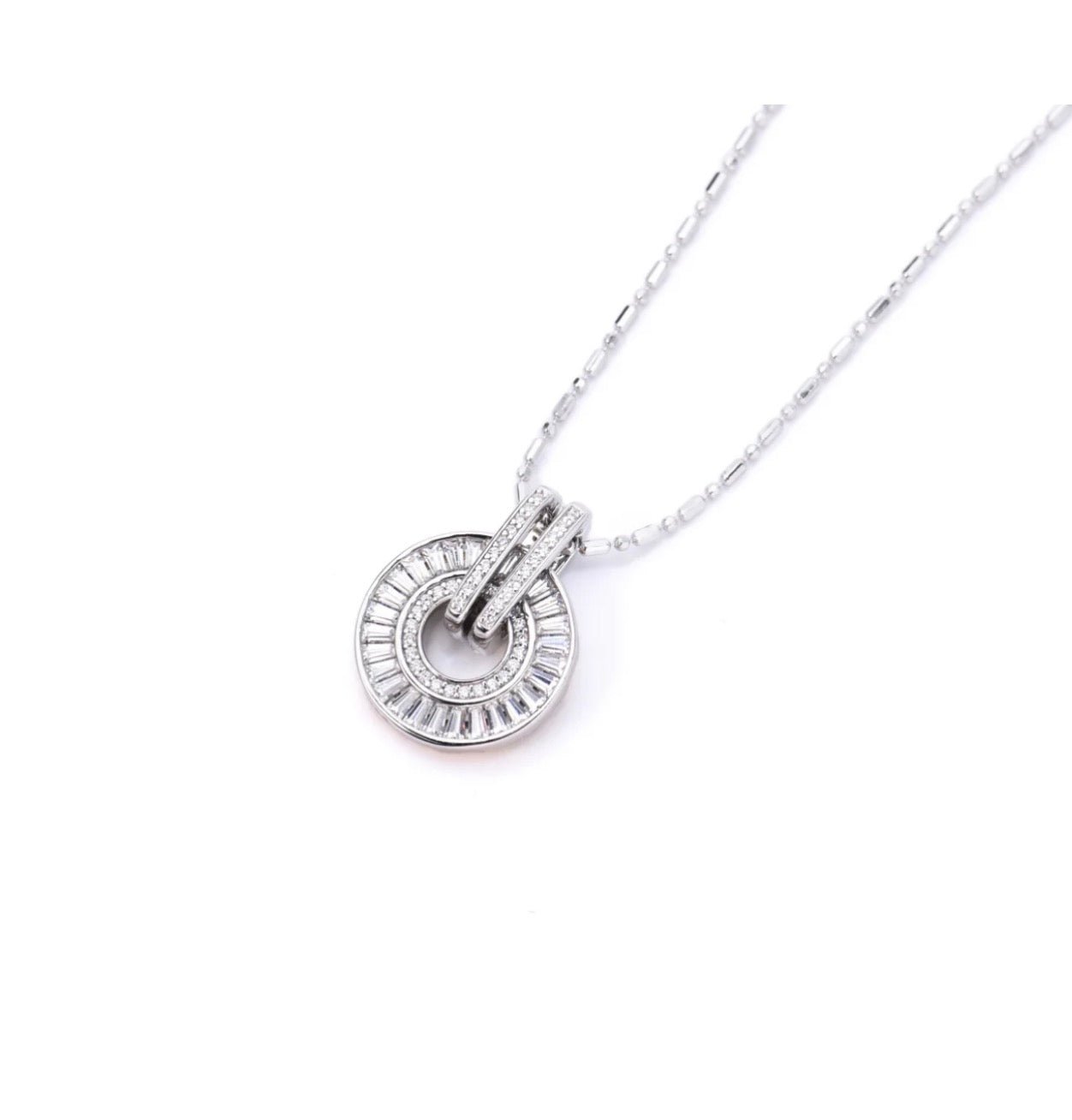 Reversible Harmony Circle Pendant Necklace - Gem Vivi