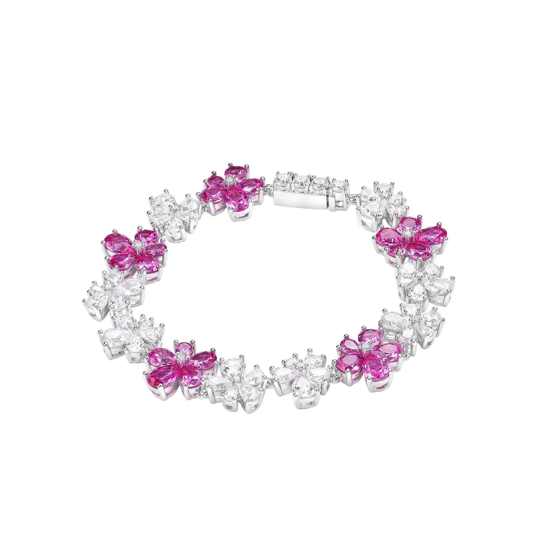 Rosé Blossom Sakura Pink Garden Bracelet - Gem Vivi