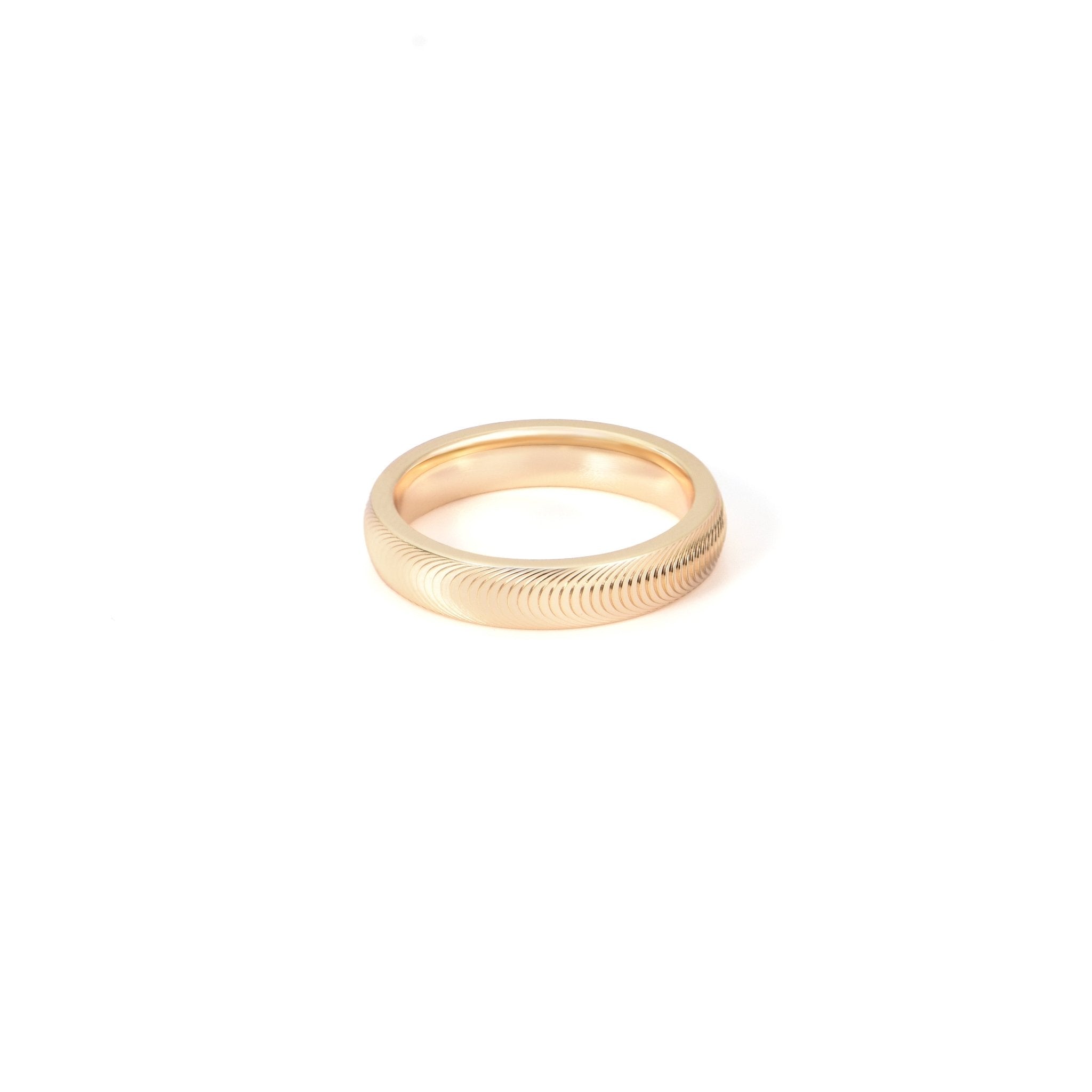 Rose Softwave Etched Band - Gem Vivi