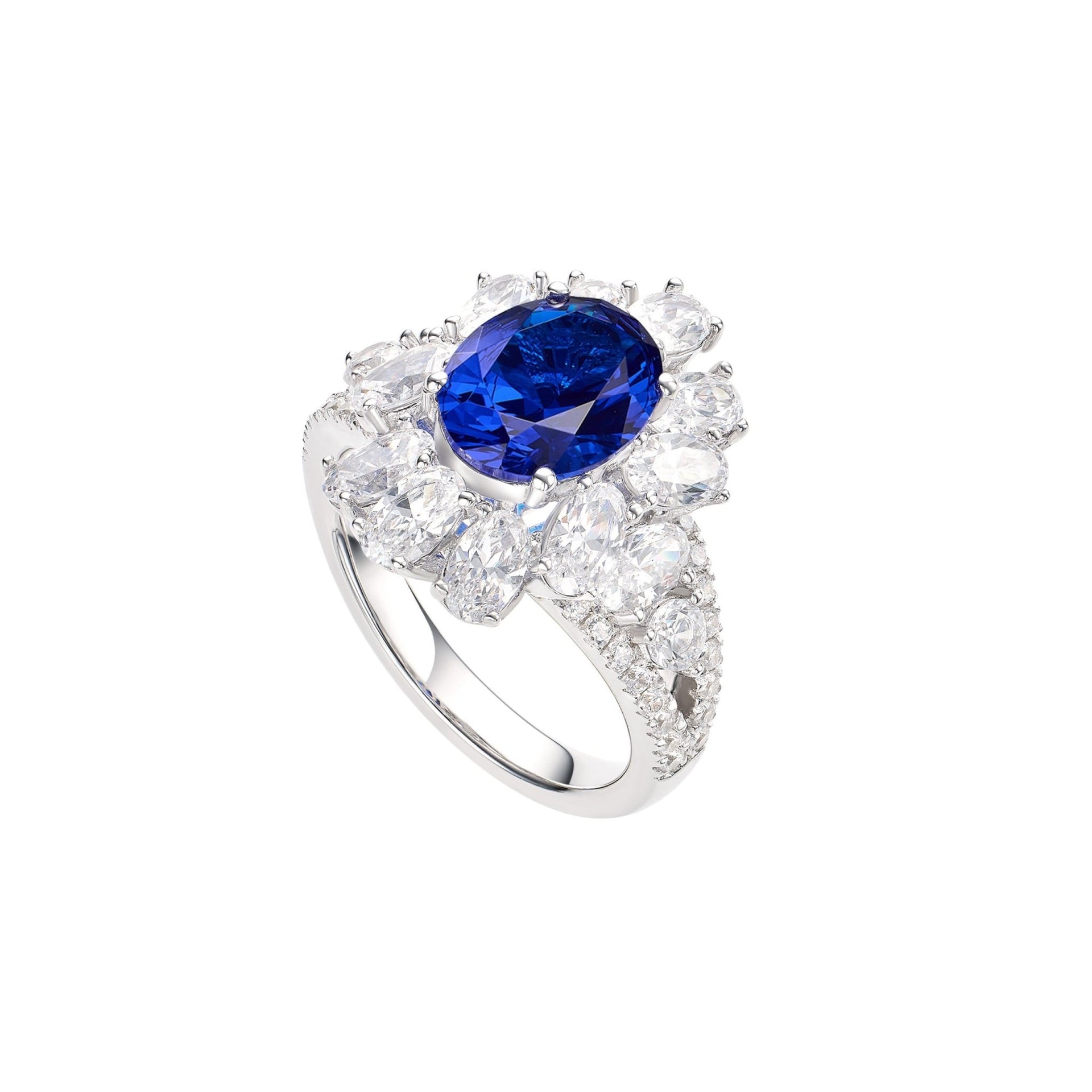 Royal Bloom Sapphire Ring - Gem Vivi