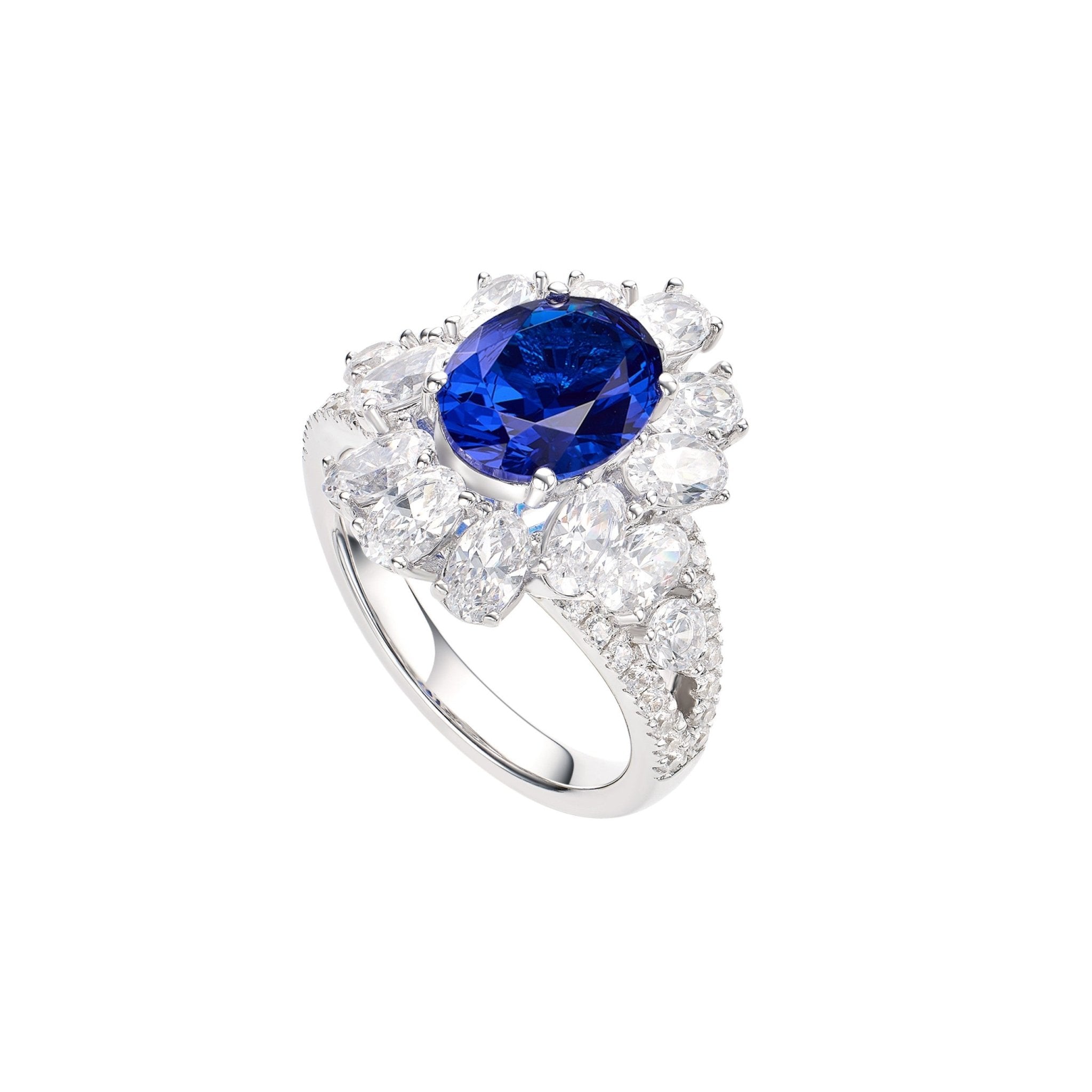 Royal Bloom Sapphire Ring - Gem Vivi