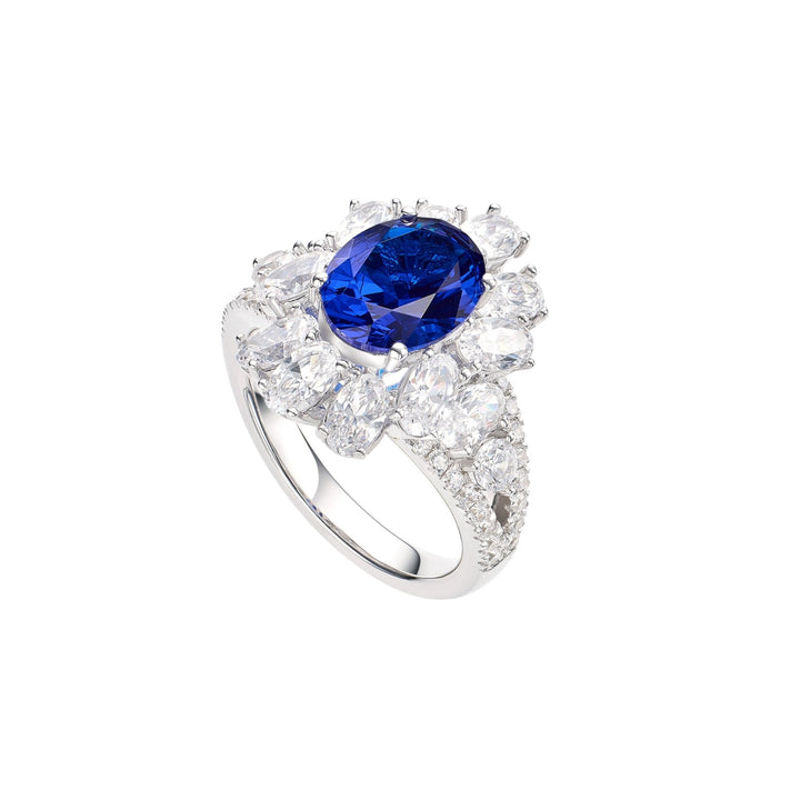 Royal Bloom Sapphire Ring - Gem Vivi