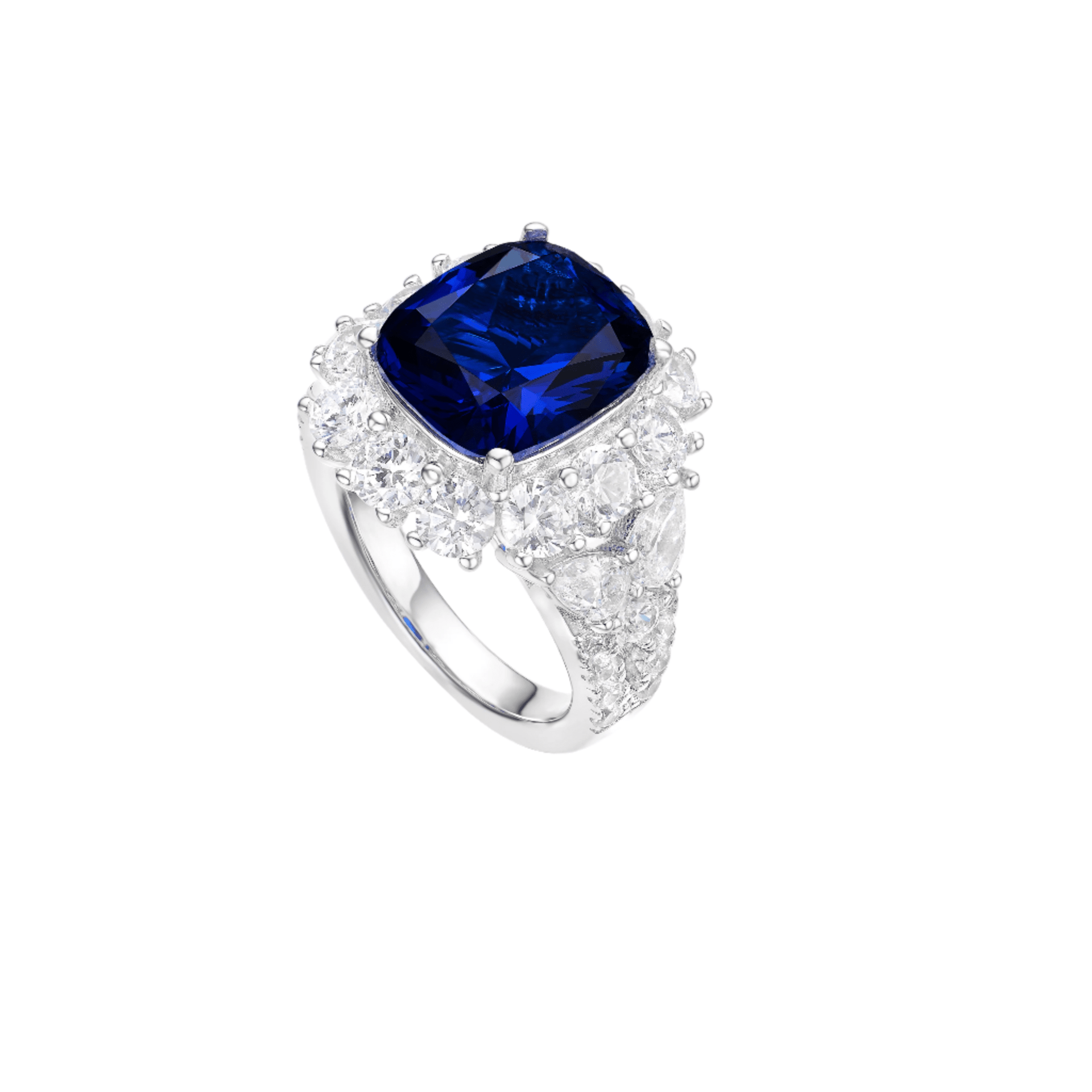 Royal Sapphire Eclipse Ring - Gem Vivi