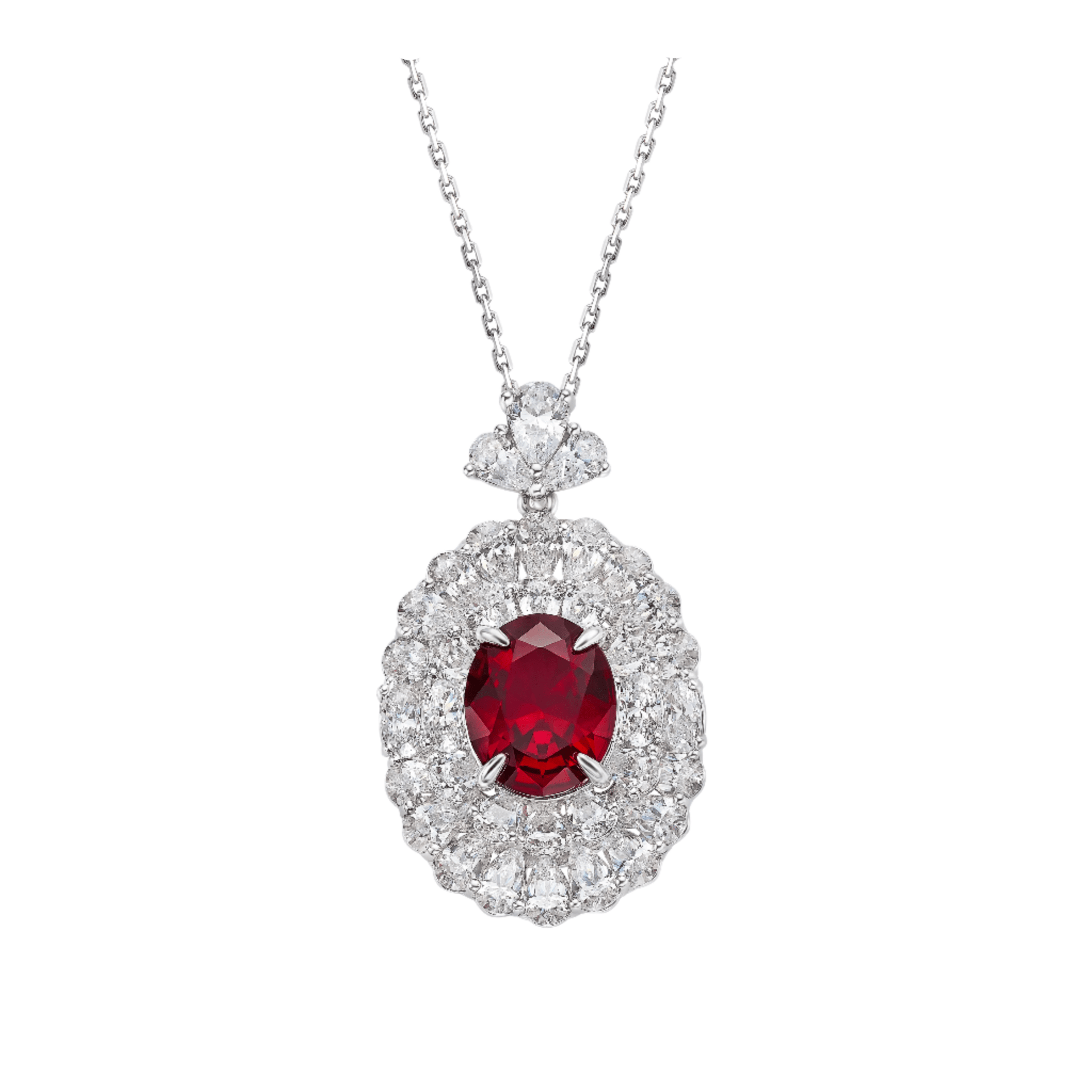 Ruby Radiance Pendant Necklace - Gem Vivi