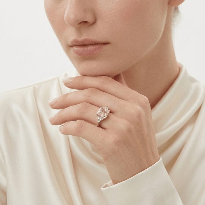 Sakura Pink Blush Prism Ring - Gem Vivi