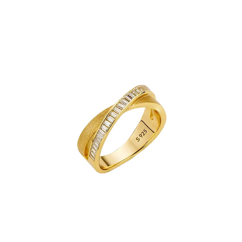 Satin Curve Baguette Band - Gem Vivi