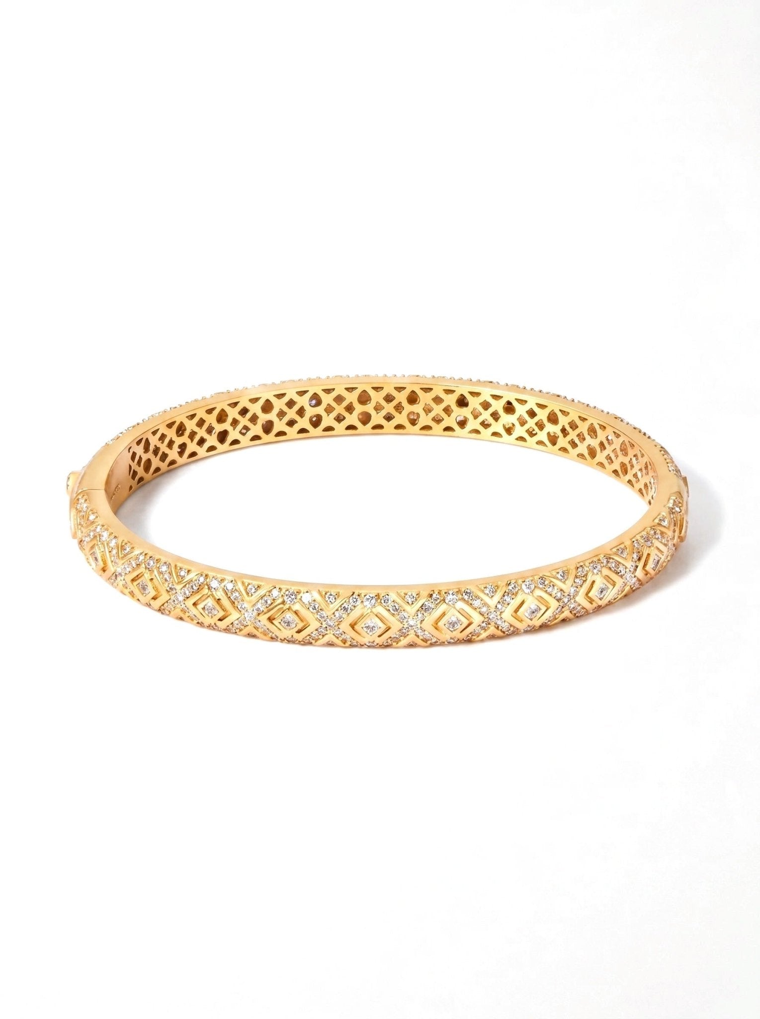 Selena Lattice Bangle - Gem Vivi