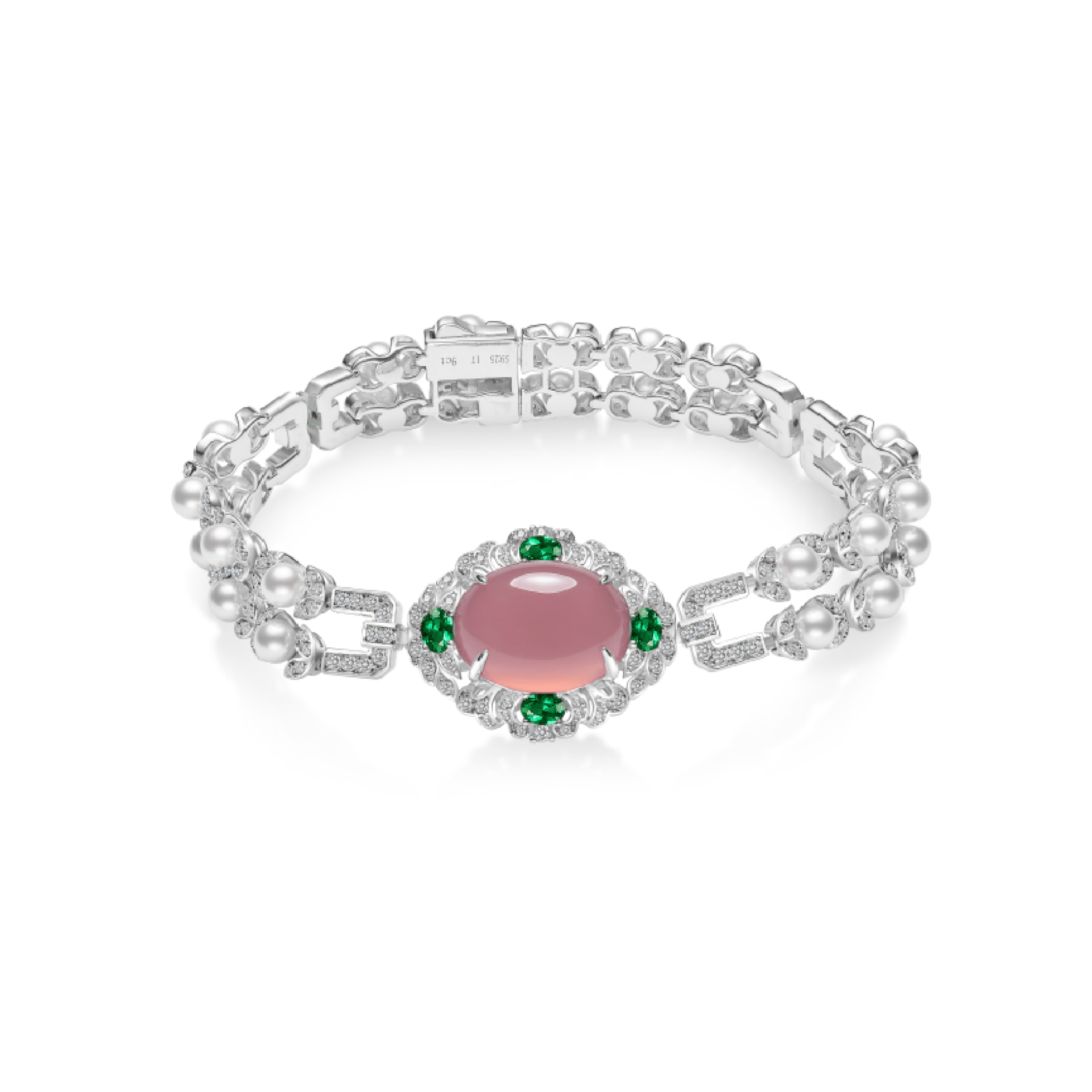 Serene Chalcedony Beaded Bracelet - Gem Vivi
