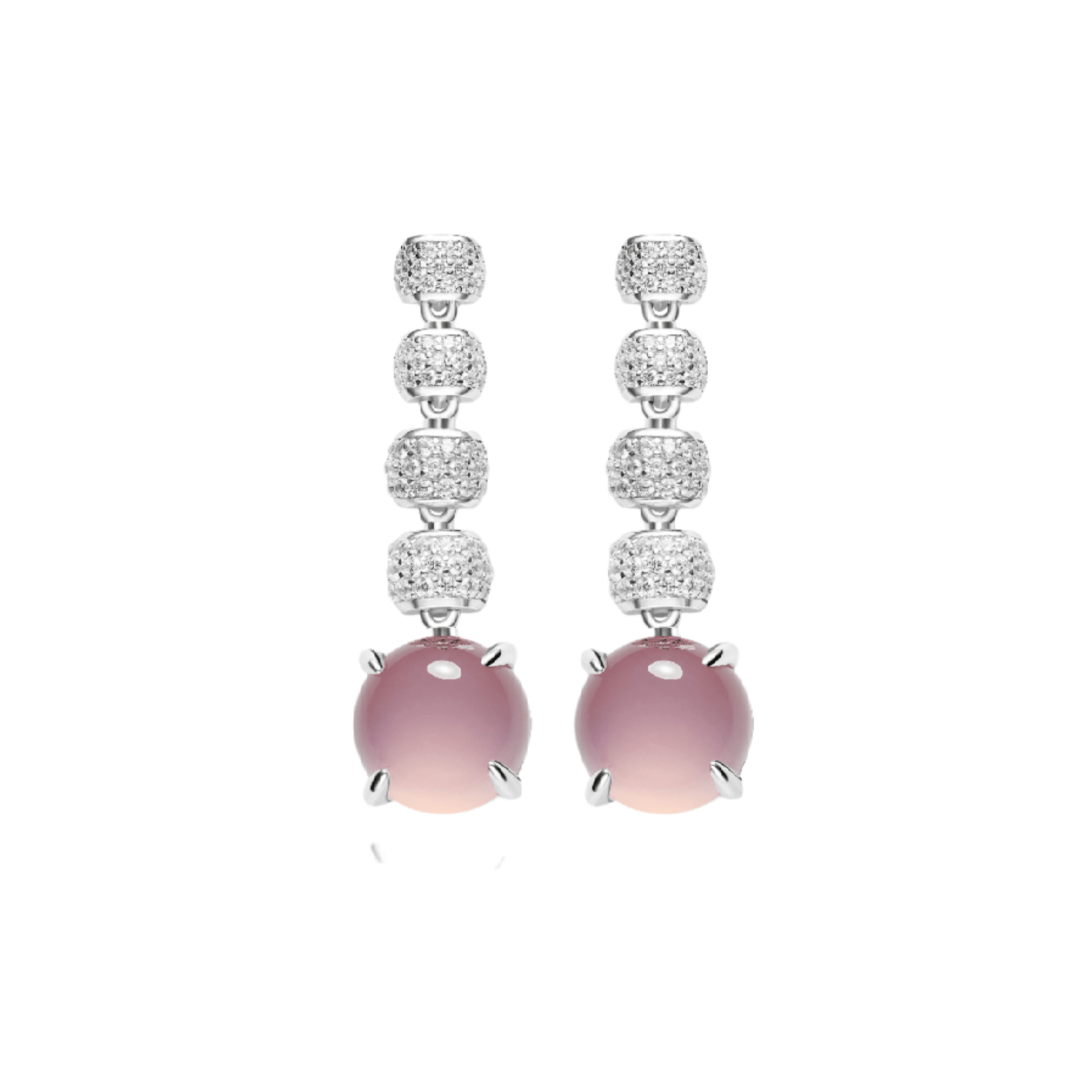 Serene Dream Chalcedony Earrings - Gem Vivi