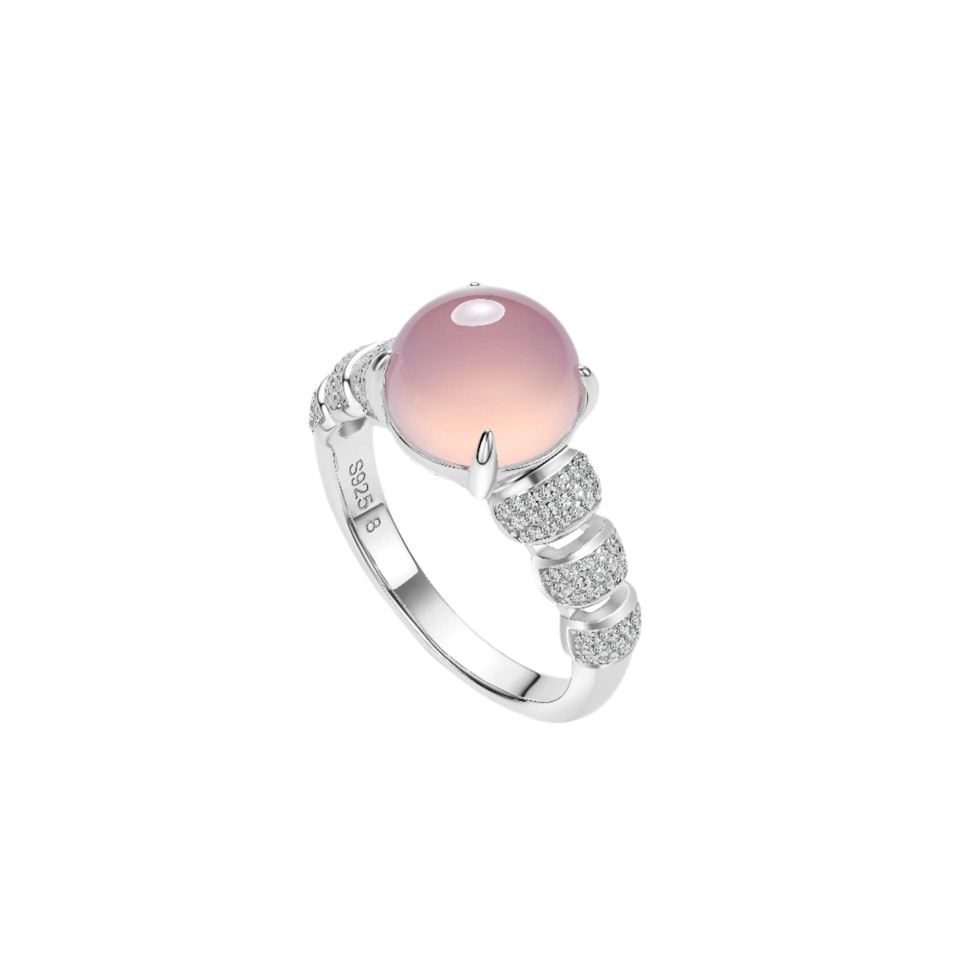 Serene Dream Chalcedony Ring - Gem Vivi