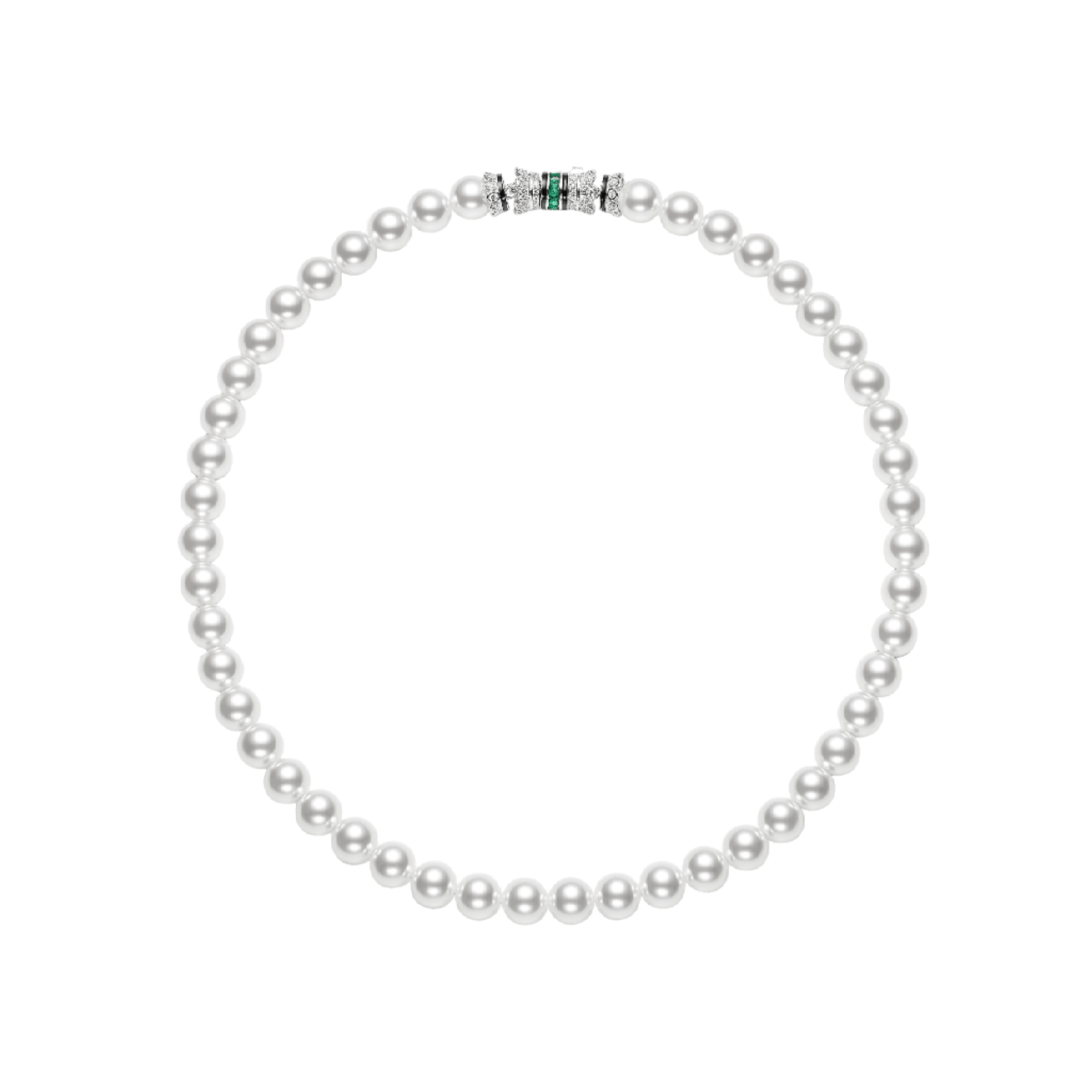 Shimmering Pearl Necklace - Gem Vivi