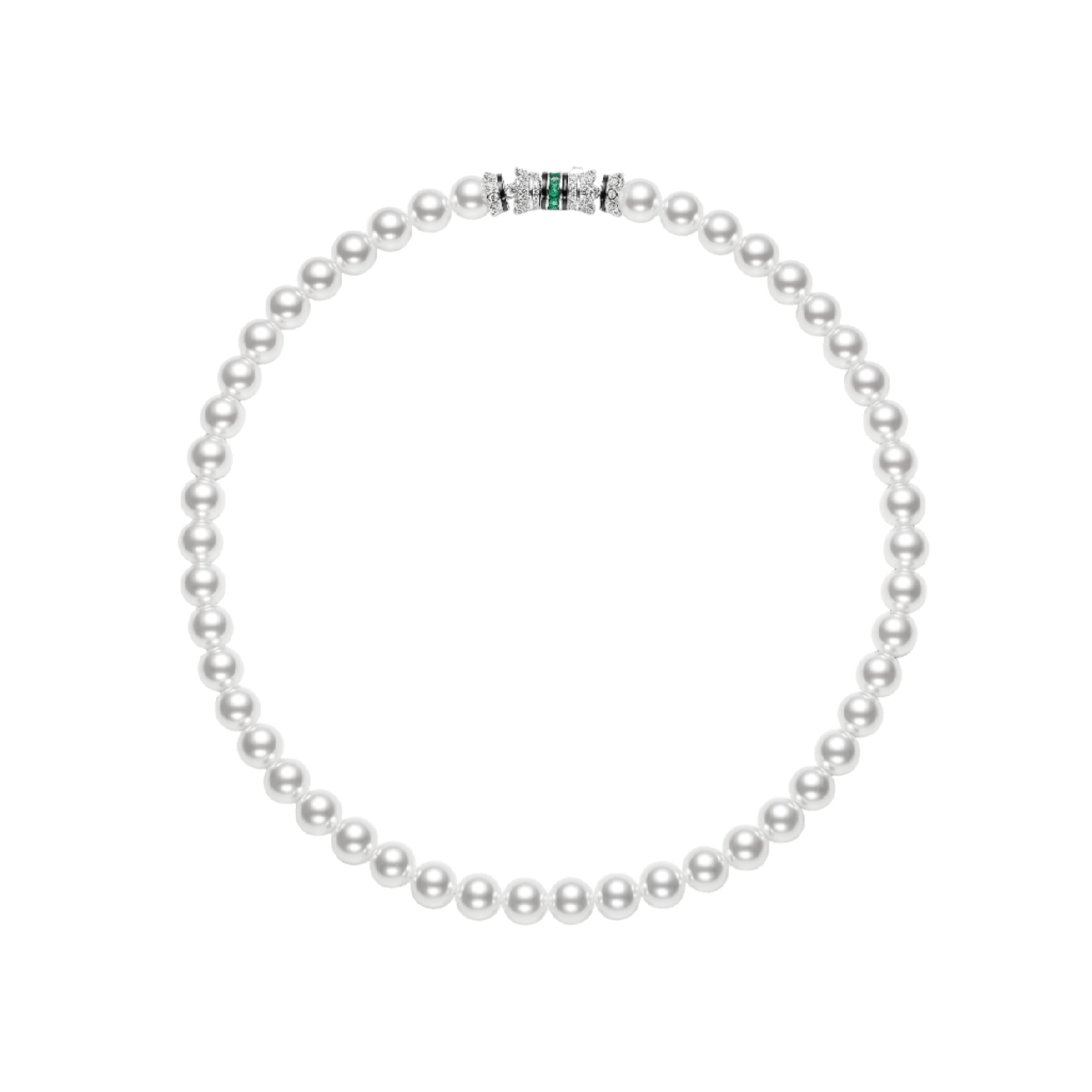 Shimmering Pearl Necklace - Gem Vivi