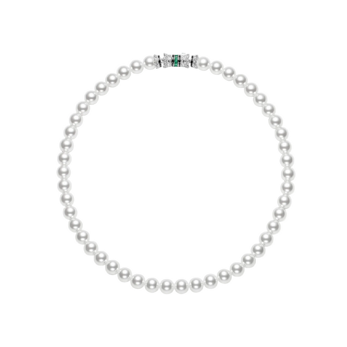 Shimmering Pearl Necklace - Gem Vivi