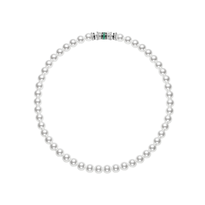 Shimmering Pearl Necklace - Gem Vivi