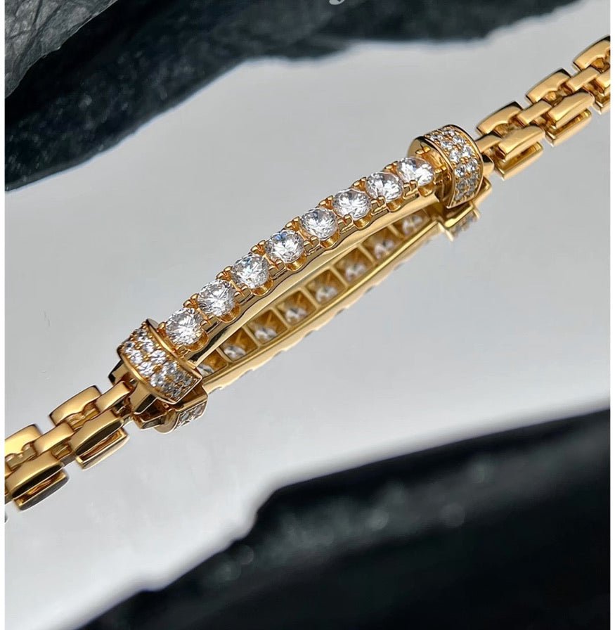 Solar Dual Row Link bracelet - Gem Vivi