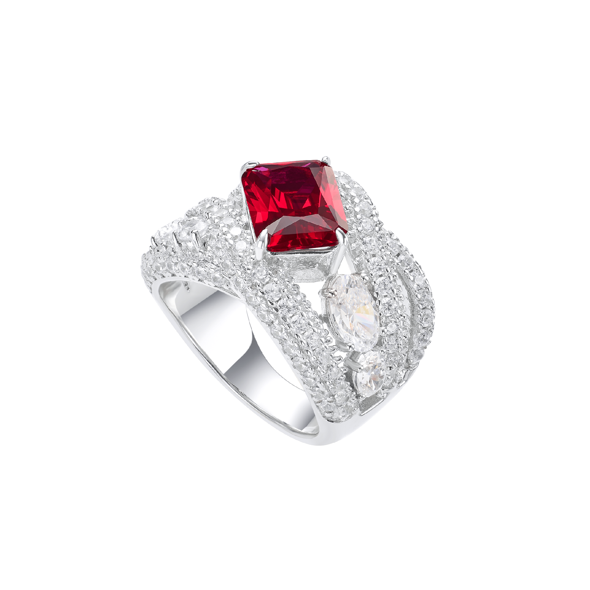Solitaire Ruby Ring - Gem Vivi