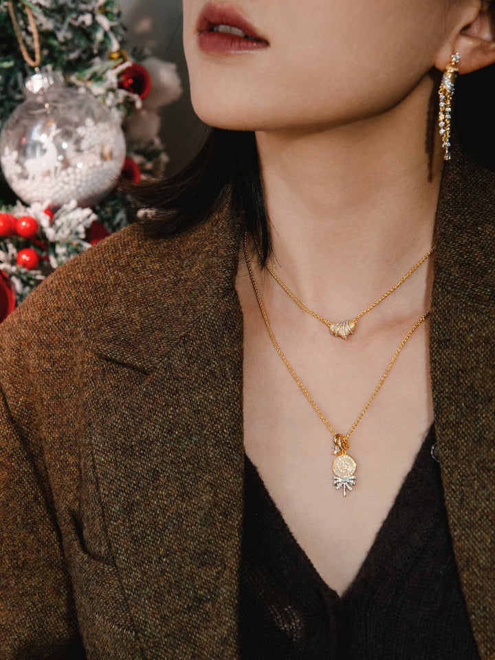 Sparkle Swirl Lollipop Necklace - Gem Vivi