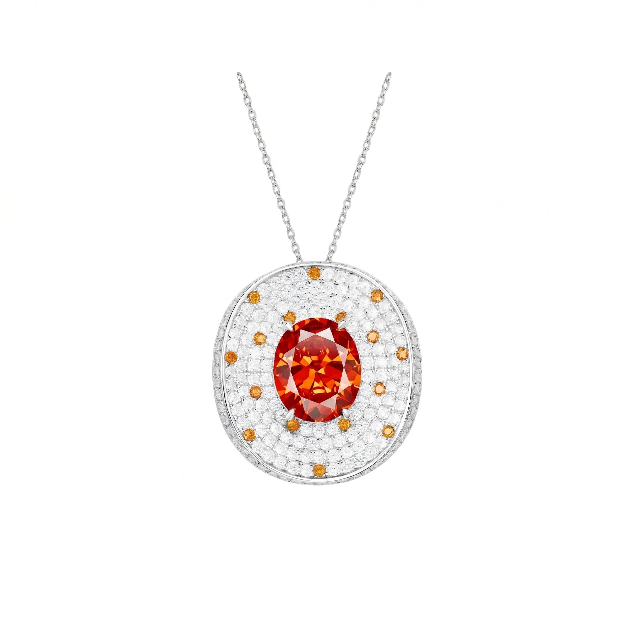 Sunset Spark Pendant Necklace - Gem Vivi