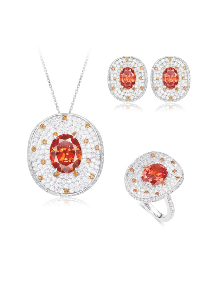 Sunset Spark Pendant Necklace - Gem Vivi