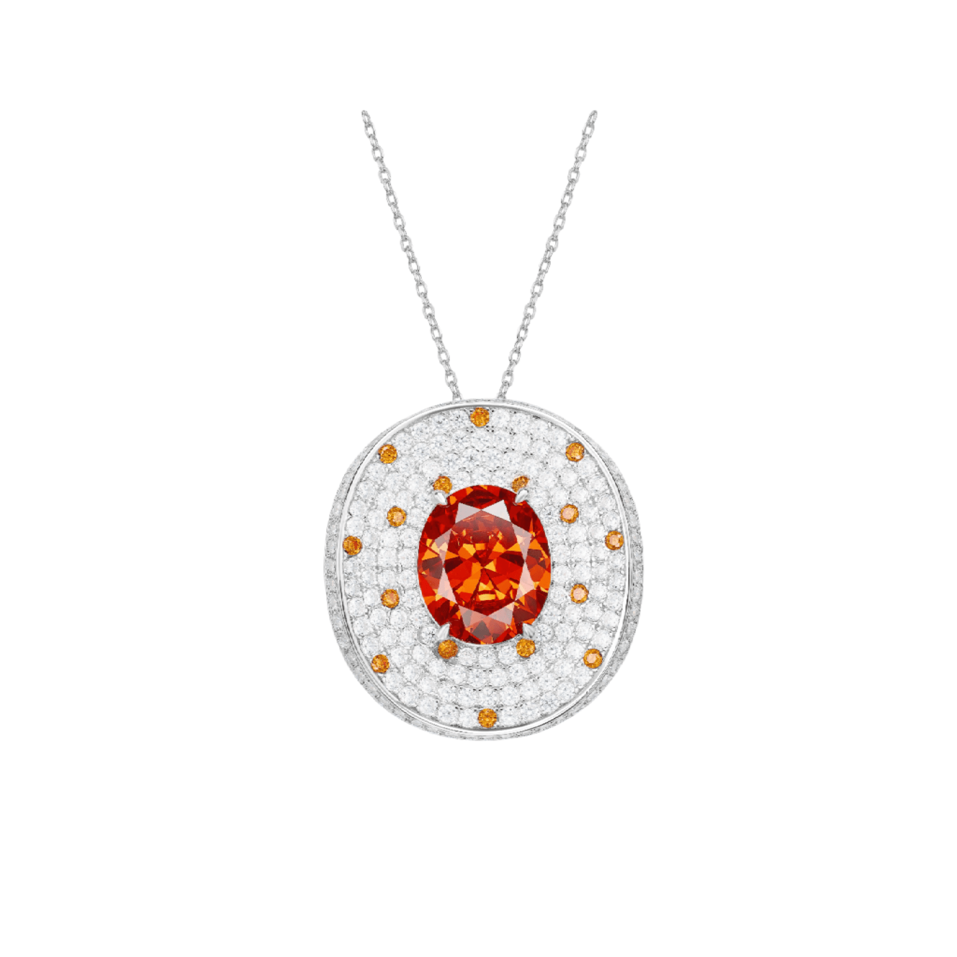 Sunset Spark Pendant Necklace - Gem Vivi
