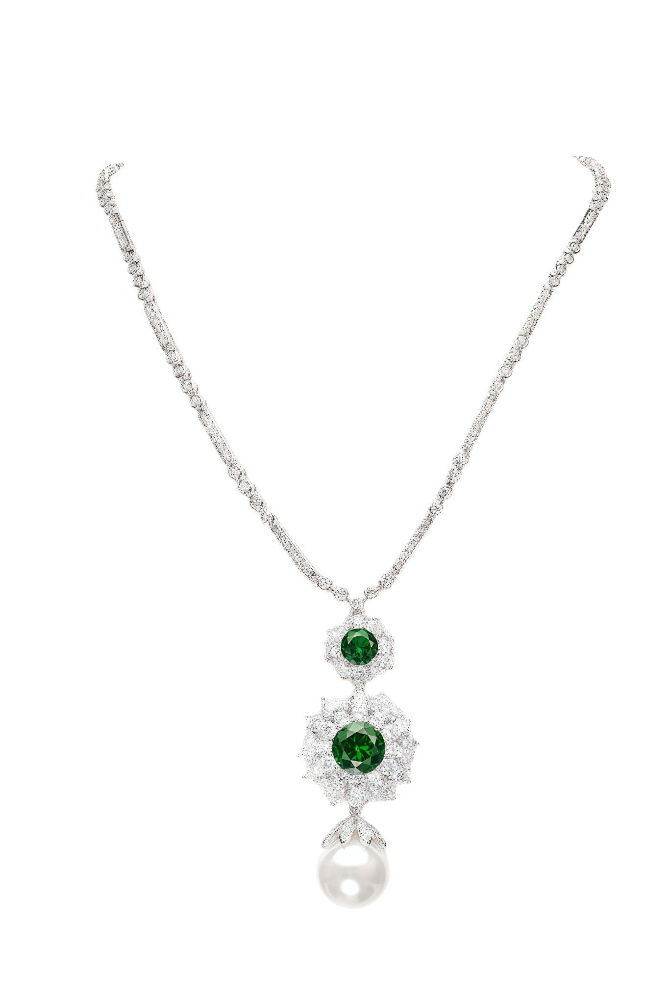Verdant Emerald Pendant Necklace - Gem Vivi