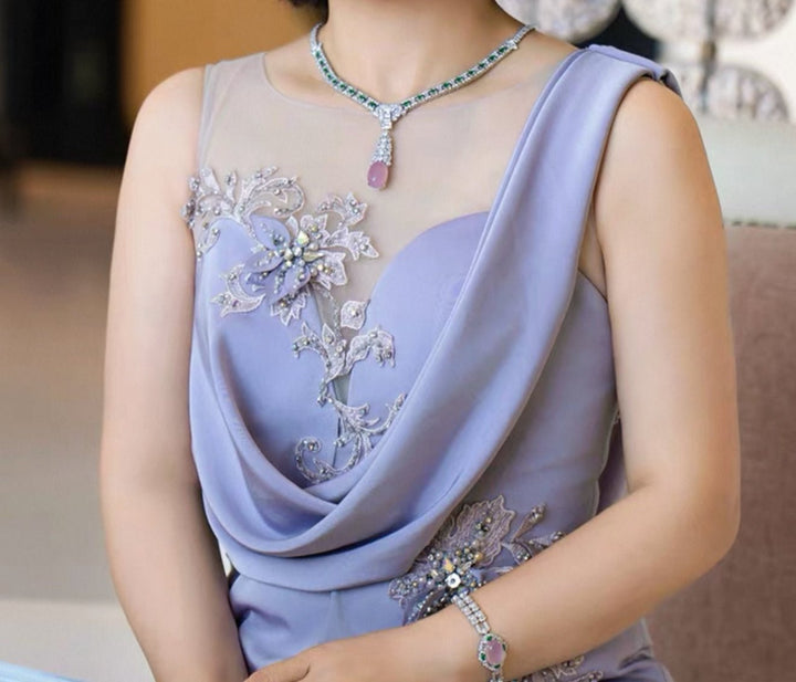Verdant Rose Necklace - Gem Vivi
