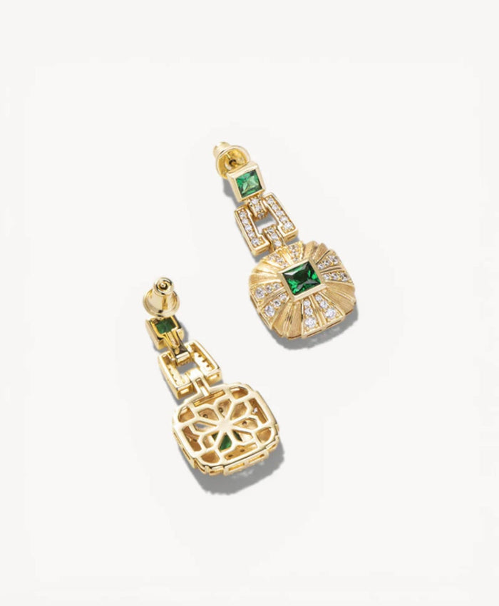 Verde Soleil Earrings - Gem Vivi