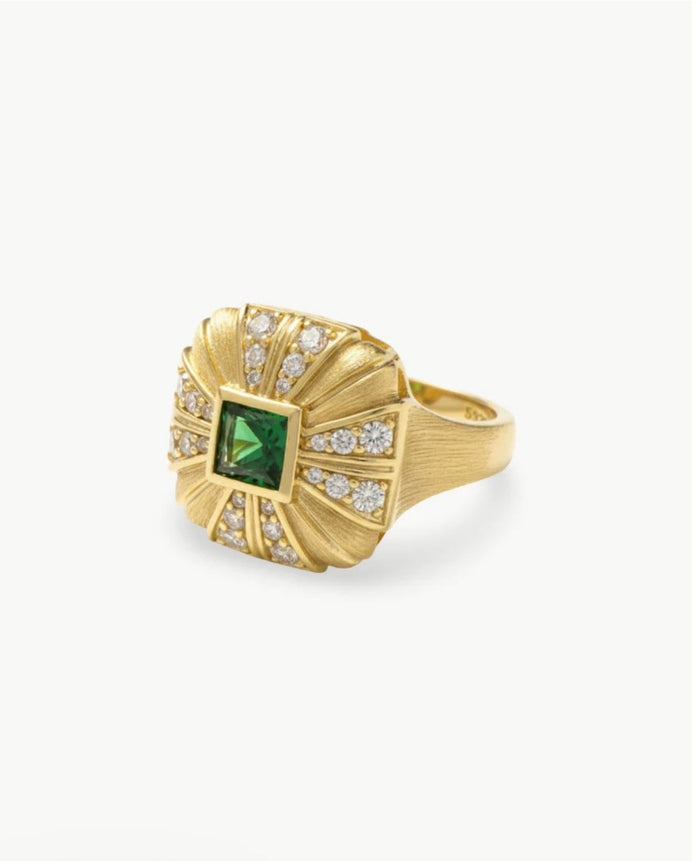 Verde Soleil Ring - Gem Vivi