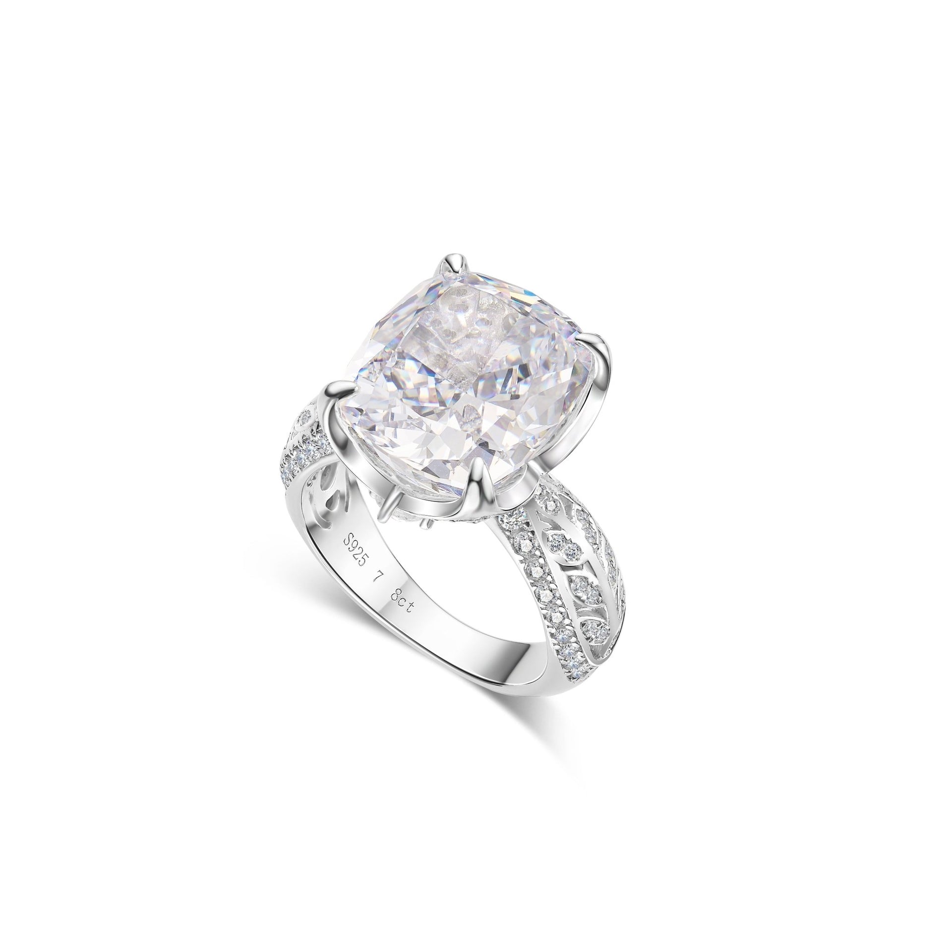 White Crown Jewel Ring - Gem Vivi