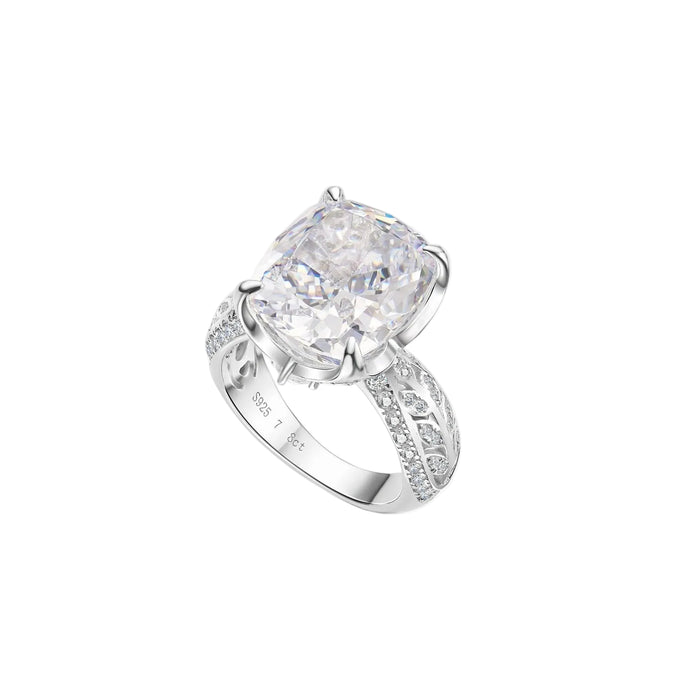 White Crown Jewel Ring - Gem Vivi