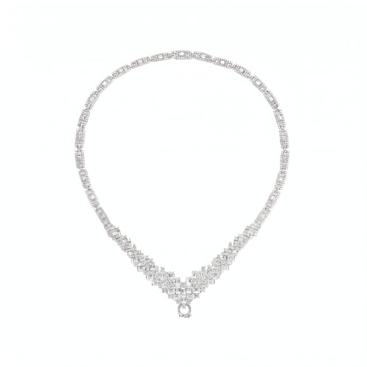 White Deco Drop Loop Chain - Gem Vivi